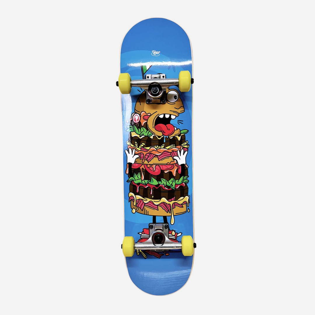 Skateboard Burger 8.125"