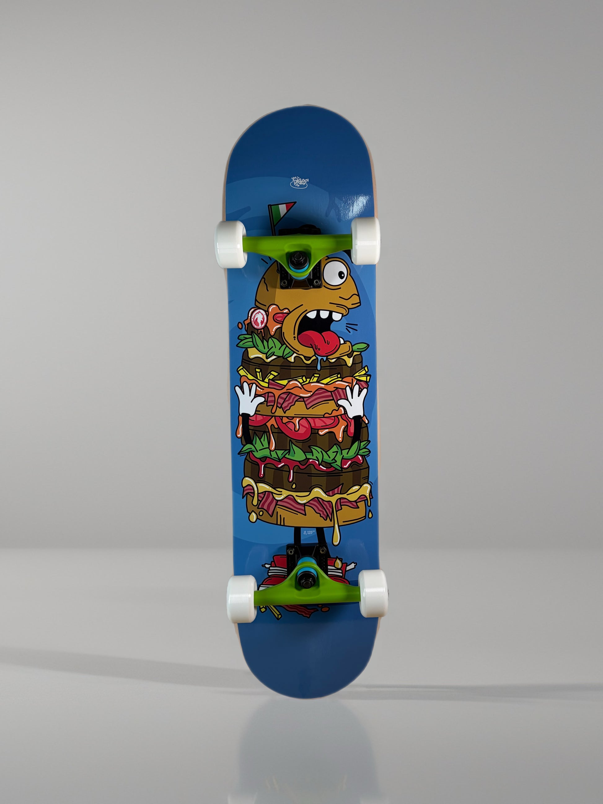 Skateboard Burger 8.125"