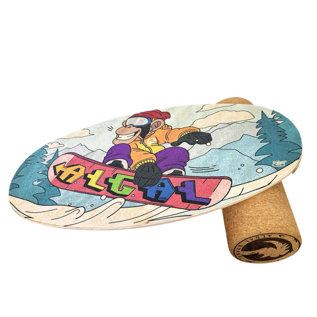 Balance Board Monkey - Divertimento e Fitness - Rullo in Sghero da 15