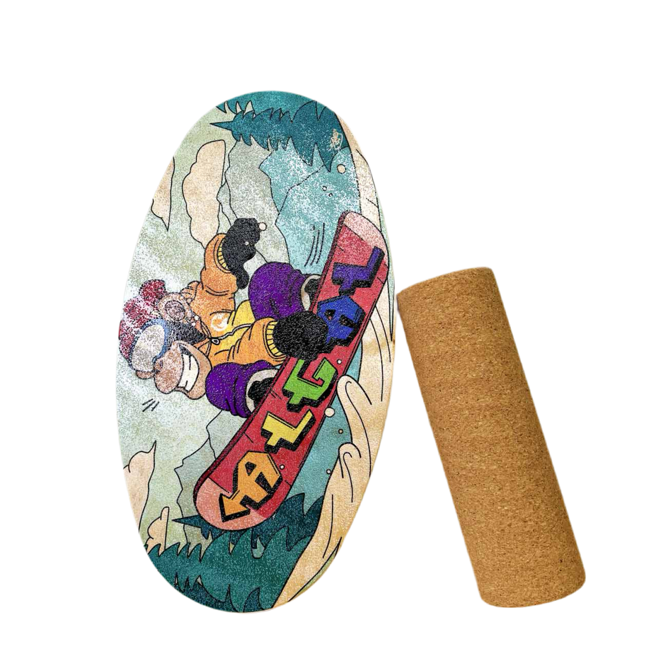 Balance Board Monkey - Divertimento e Fitness - Rullo in Sghero da 15