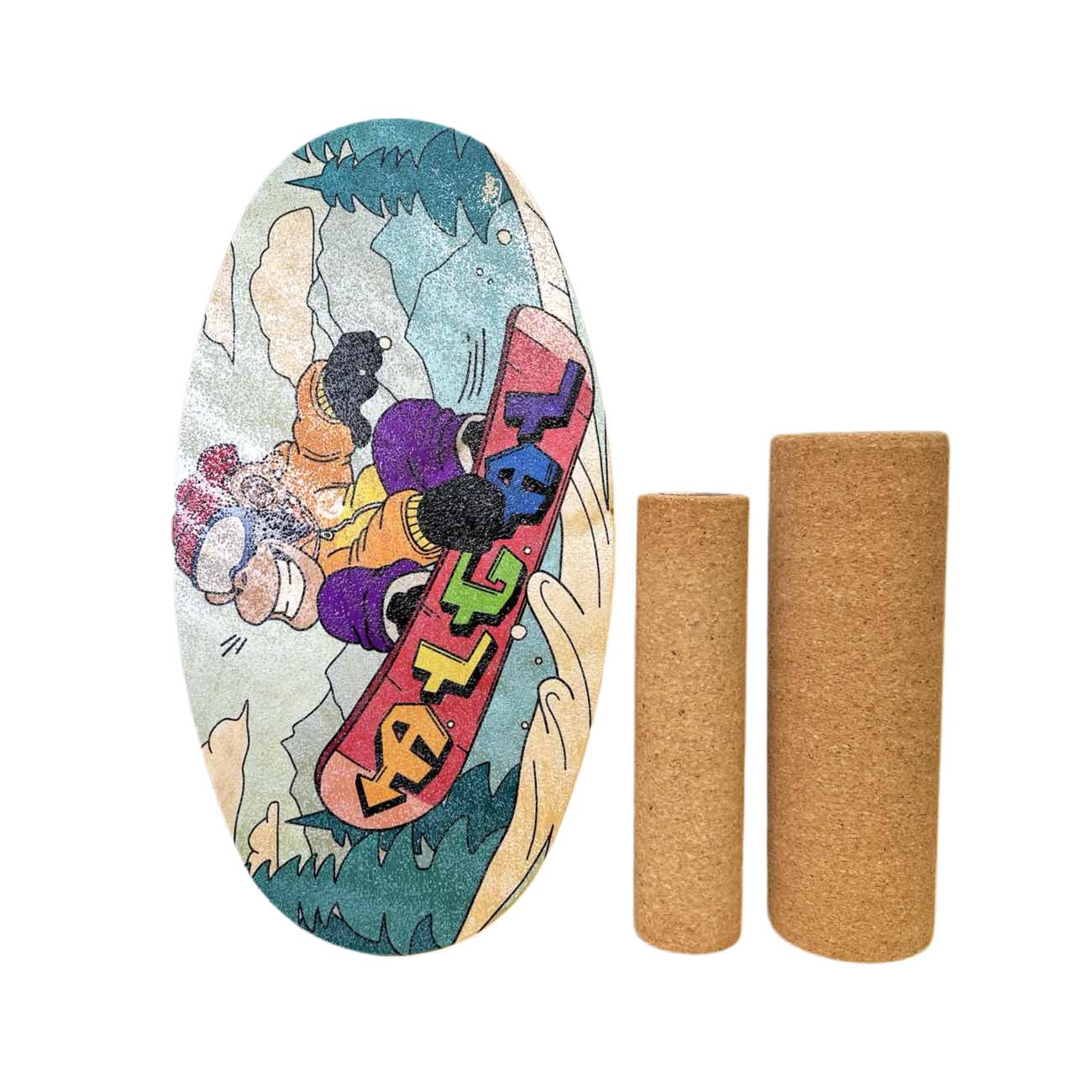 Balance Board Monkey - Divertimento e Fitness - Rullo in Sghero da 15 e da 10