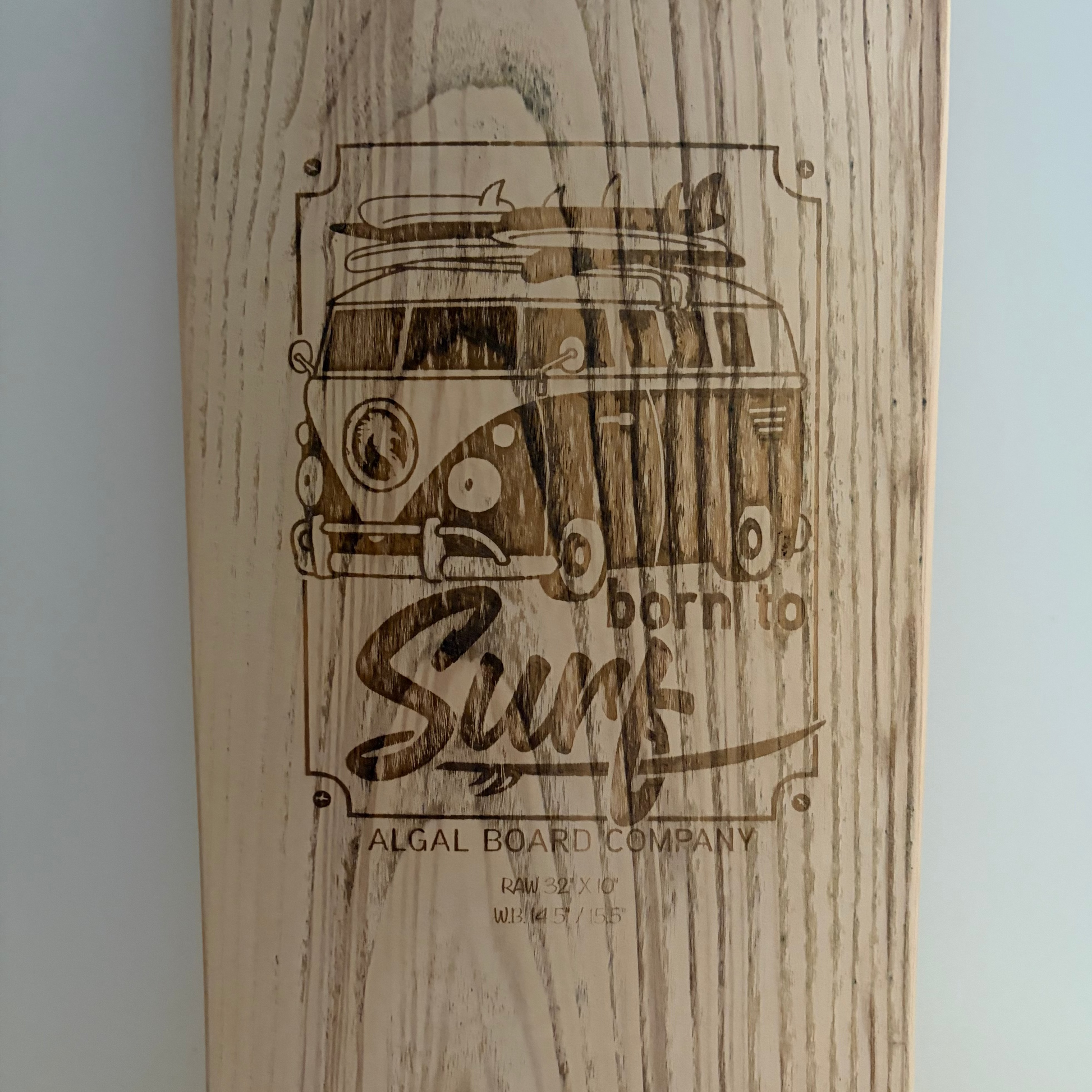 Tavola Skate raw 32"- Surfskate di Qualità | Algal Board